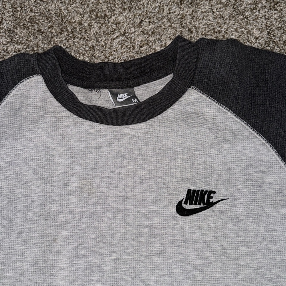 Nike Light & Dark Grey Long Sleeve Shirt - Picture 3 of 8